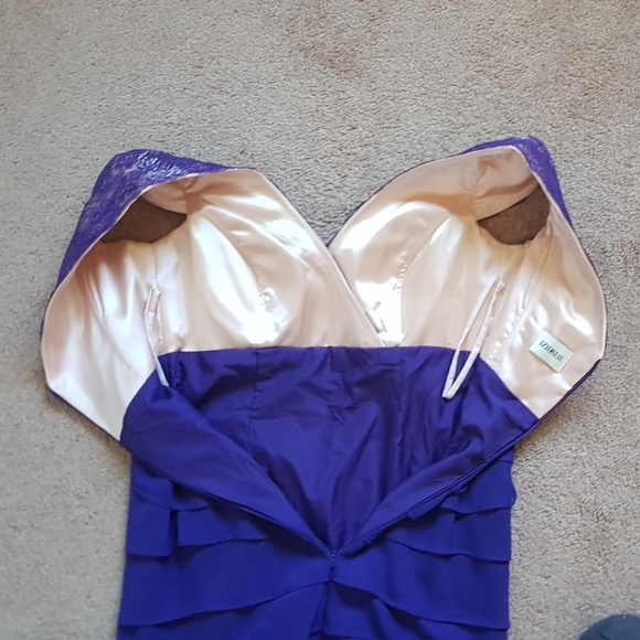 IZIDRESS Lace Purple Cocktail Dress - Picture 6 of 8